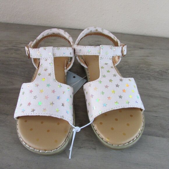 Cat & Jack Toddler Girl's Kinsley Star Print Ankle Strap Sandals - Blush - Picture 2 of 2